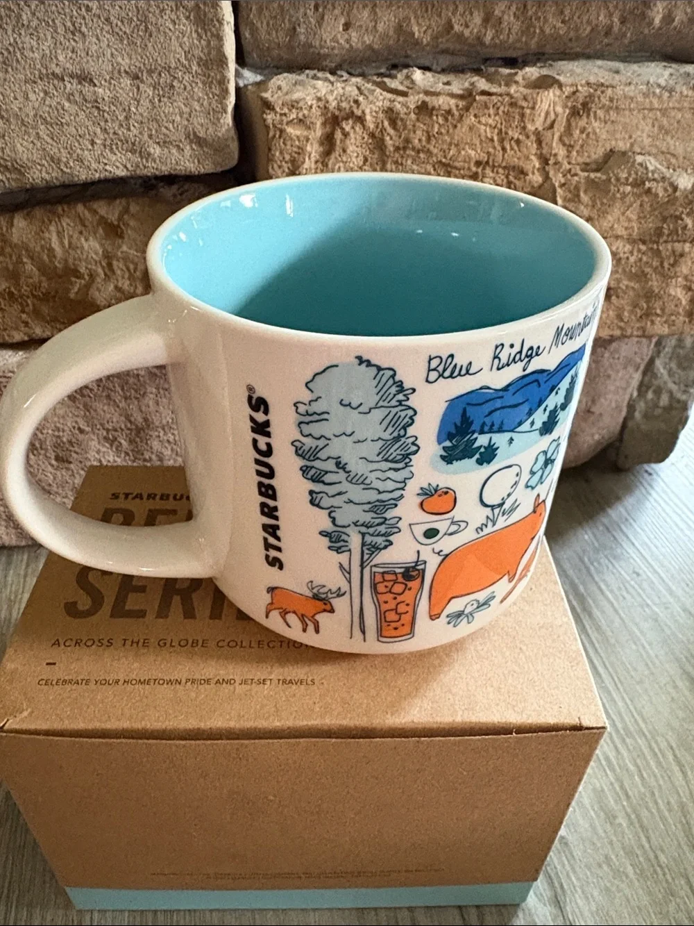 New Starbucks Blue Ridge Mountains, North Carolina collector mug